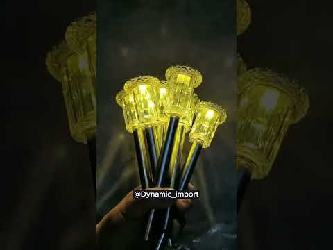 Solar Panel Led Spike Spot Light