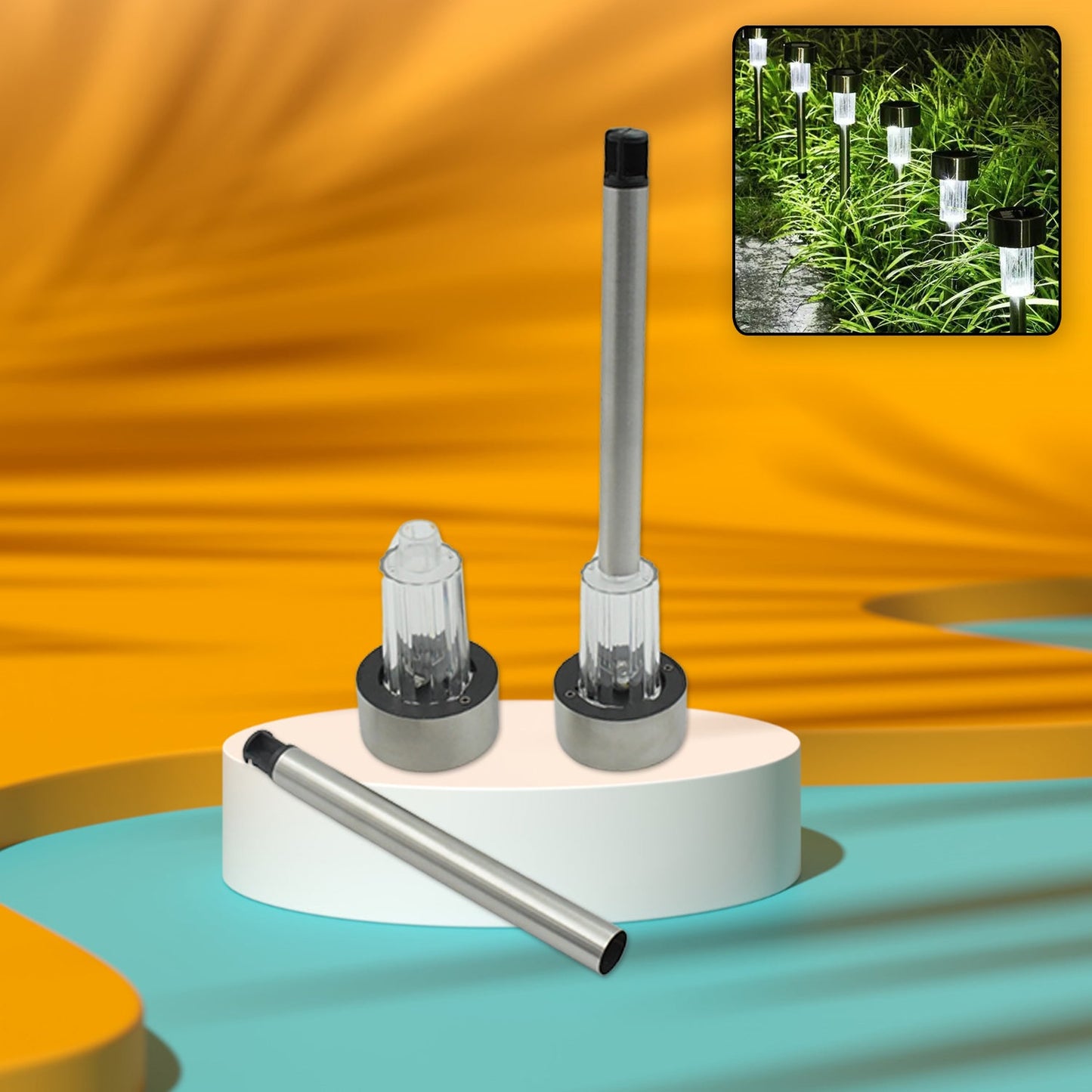 Solar Panel Led Spike Spot Light