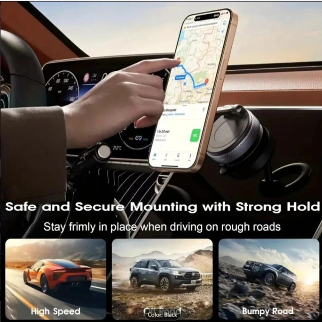 MagGrip Pro – 360° Magnetic Car Phone Holder